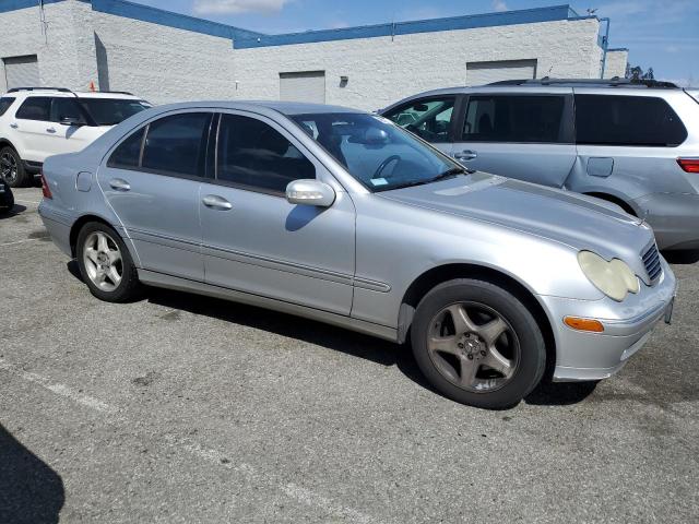 WDBRF61J72F265450 - 2002 MERCEDES-BENZ C 240 SILVER photo 4