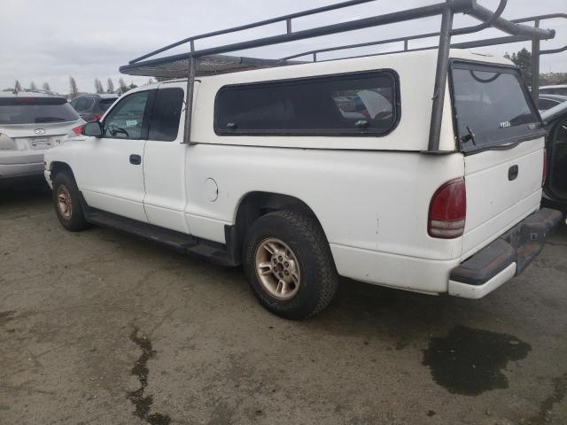 1B7GL23X3VS185330 - 1997 DODGE DAKOTA WHITE photo 2