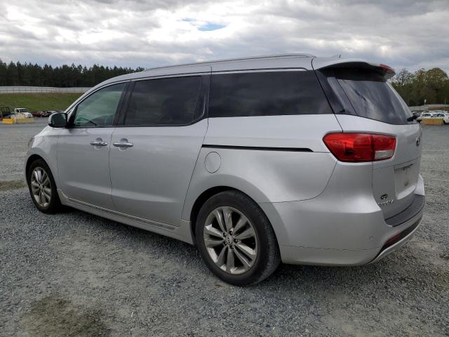 KNDME5C1XG6184925 - 2016 KIA SEDONA SXL SILVER photo 2