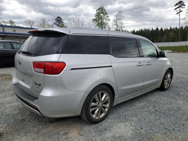 KNDME5C1XG6184925 - 2016 KIA SEDONA SXL SILVER photo 3