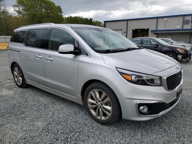 KNDME5C1XG6184925 - 2016 KIA SEDONA SXL SILVER photo 4