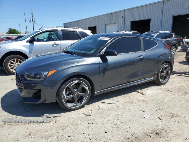 KMHTH6AB9KU002961 - 2019 HYUNDAI VELOSTER TURBO GRAY photo 1