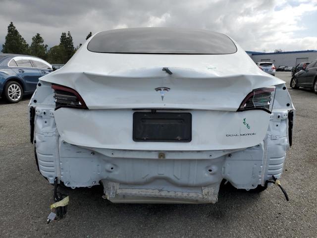 5YJ3E1EB8NF230439 - 2022 TESLA MODEL 3 WHITE photo 6