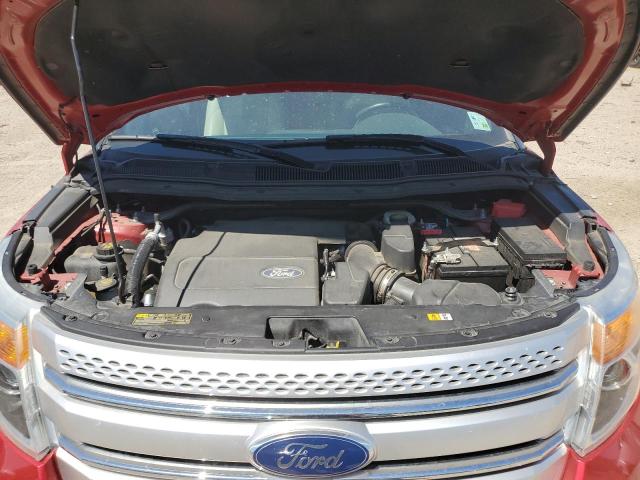 1FMHK7D83CGA23642 - 2012 FORD EXPLORER XLT BURGUNDY photo 11