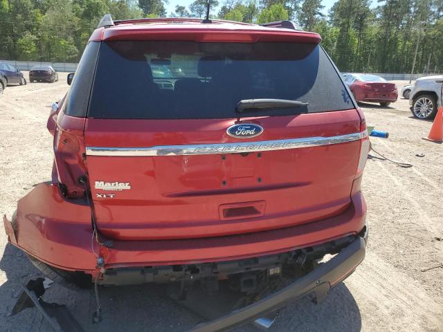 1FMHK7D83CGA23642 - 2012 FORD EXPLORER XLT BURGUNDY photo 6