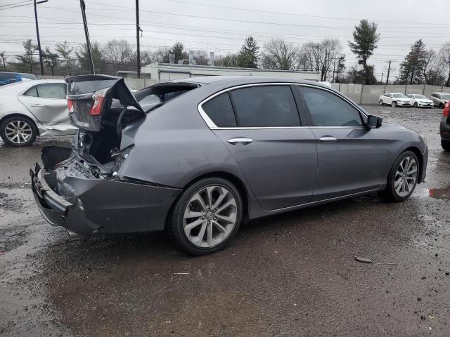 1HGCR2F53DA221692 - 2013 HONDA ACCORD SPORT GRAY photo 3