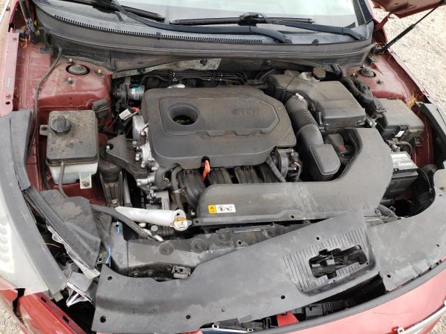 5NPE24AF4GH286796 - 2016 HYUNDAI SONATA SE RED photo 11