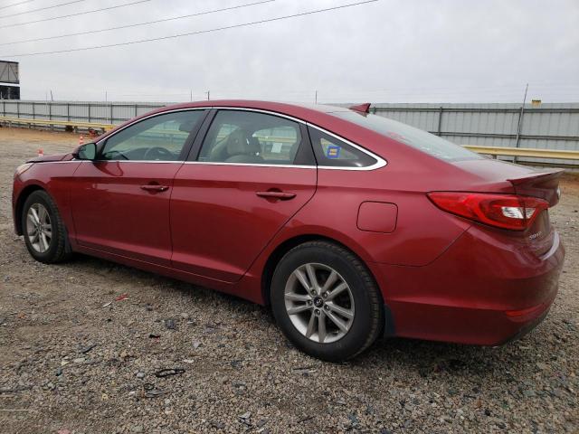 5NPE24AF4GH286796 - 2016 HYUNDAI SONATA SE RED photo 2