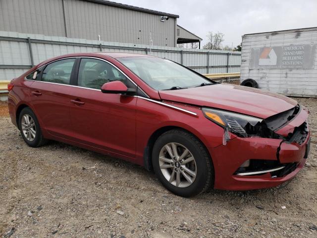 5NPE24AF4GH286796 - 2016 HYUNDAI SONATA SE RED photo 4