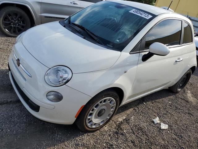 3C3CFFAR0CT349084 - 2012 FIAT 500 POP WHITE photo 1