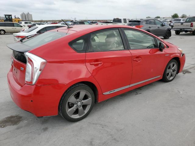 JTDKN3DU7F0421750 - 2015 TOYOTA PRIUS RED photo 3