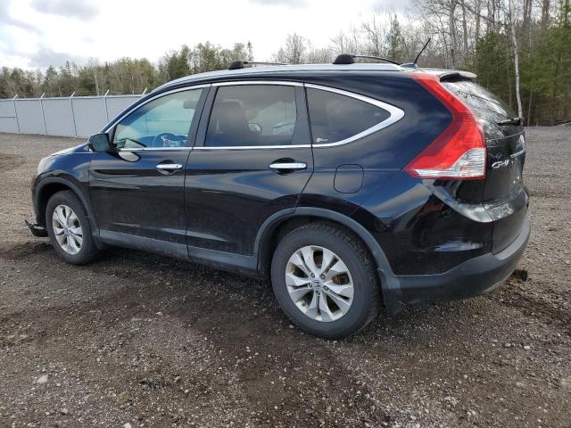 2HKRM4H97CH111223 - 2012 HONDA CR-V TOURING BLACK photo 2