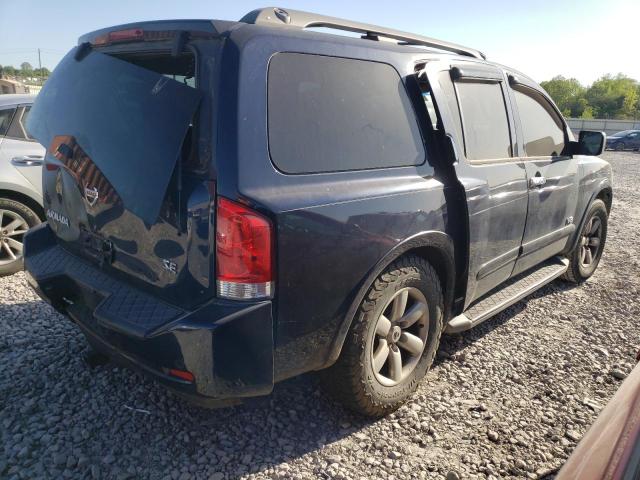 5N1BA08D58N601170 - 2008 NISSAN ARMADA SE BLUE photo 3