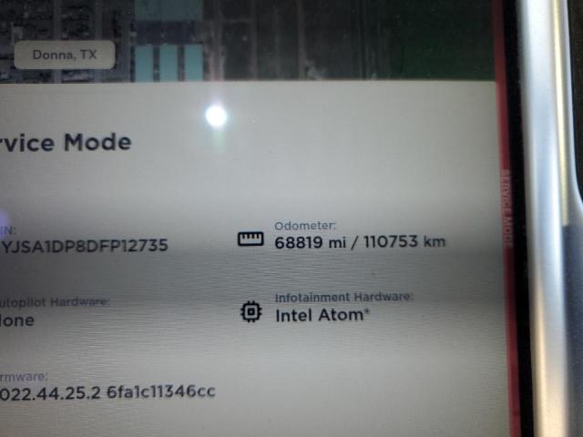 5YJSA1DP8DFP12735 - 2013 TESLA MODEL S 黑色 照片 9