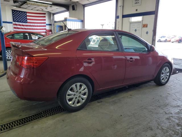 KNAFU4A29B5353068 - 2011 KIA FORTE EX RED photo 3