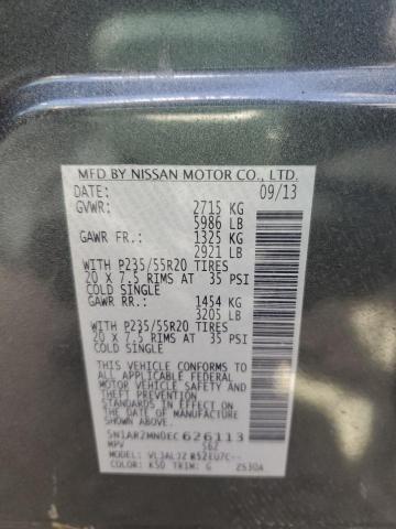 5N1AR2MN0EC626113 - 2014 NISSAN PATHFINDER S 石墨色 照片 13