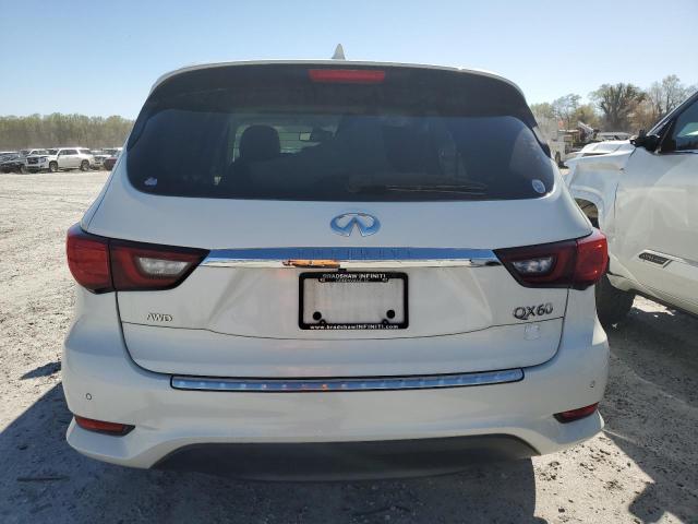 5N1DL0MM3LC507155 - 2020 INFINITI QX60 LUXE WHITE photo 6