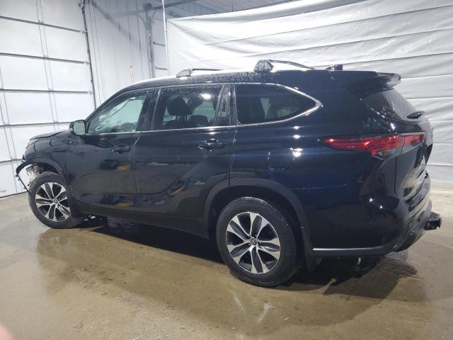 5TDGZRBH6NS236040 - 2022 TOYOTA HIGHLANDER XLE 蓝色 照片 2