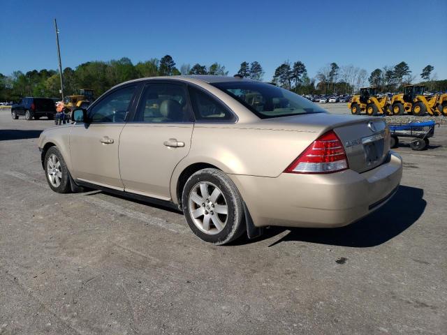 1MEFM40127G601554 - 2007 MERCURY MONTEGO LUXURY TAN photo 2