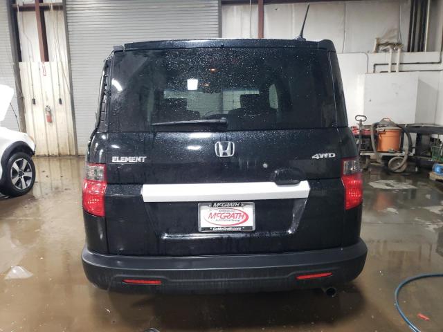 5J6YH28739L000749 - 2009 HONDA ELEMENT EX BLACK photo 6