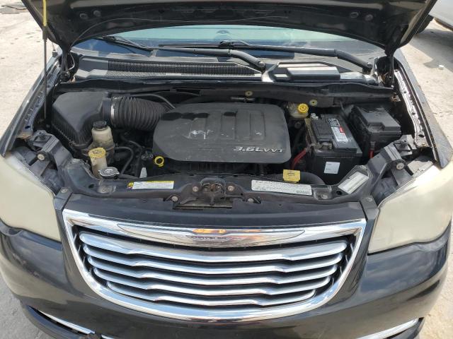 2A4RR8DG5BR619215 - 2011 CHRYSLER TOWN & COU TOURING L BLACK photo 12