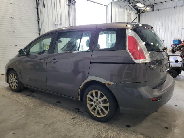 JM1CR2W35A0383757 - 2010 MAZDA 5 CHARCOAL photo 2