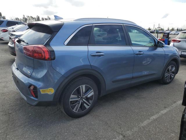 KNDCC3LDXN5491210 - 2022 KIA NIRO EX PREMIUM BLUE photo 3