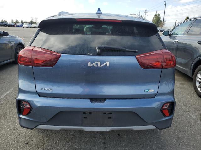 KNDCC3LDXN5491210 - 2022 KIA NIRO EX PREMIUM BLUE photo 6