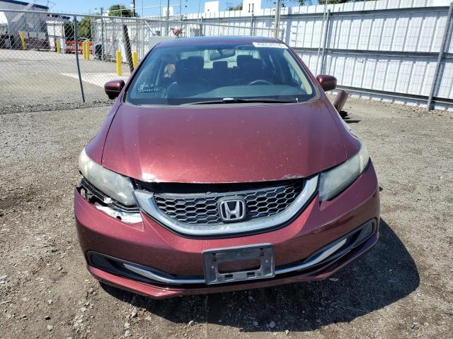 19XFB2F85EE210945 - 2014 HONDA CIVIC EX BURGUNDY photo 5