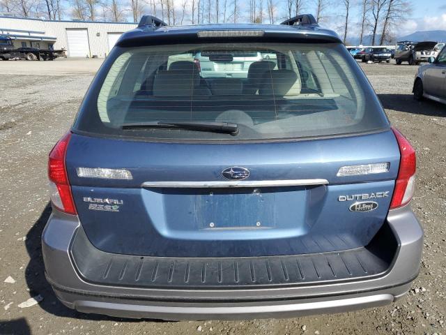 4S4BP62C187357717 - 2008 SUBARU OUTBACK 2.5I LIMITED BLUE photo 6