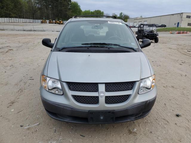 1D4GP25B03B162027 - 2003 DODGE CARAVAN SE GRAY photo 5