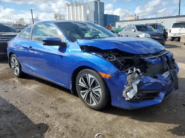 2HGFC3B72JH351813 - 2018 HONDA CIVIC EXL ლურჯი ფოტო 4