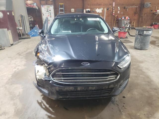 3FA6P0H76ER187328 - 2014 FORD FUSION SE BLUE photo 5