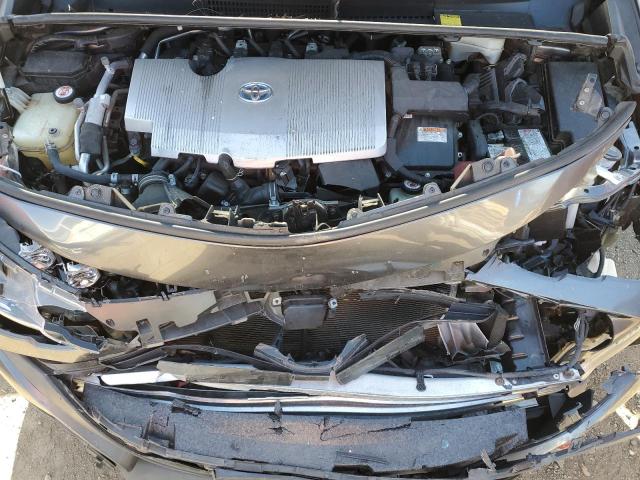 JTDKARFP4H3011687 - 2017 TOYOTA PRIUS PRIM გრაფიტი ფოტო 11