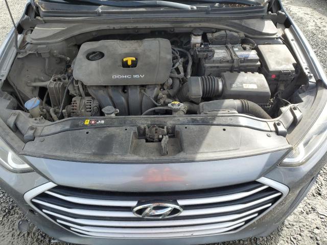 KMHD84LFXHU210946 - 2017 HYUNDAI ELANTRA SE GRAY photo 11