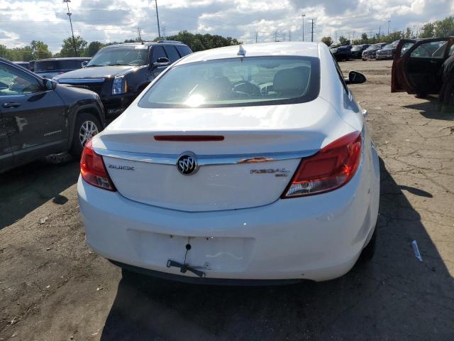 2G4GN5EC5B9208170 - 2011 BUICK REGAL CXL WHITE photo 6