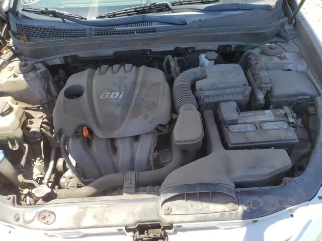 5NPEB4AC8CH466847 - 2012 HYUNDAI SONATA GLS SILVER photo 11