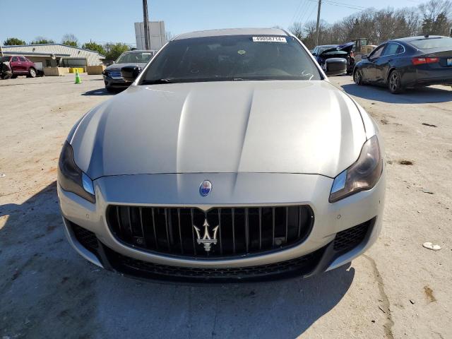 ZAM56RRAXF1151835 - 2015 MASERATI QUATTROPOR S SILVER photo 5