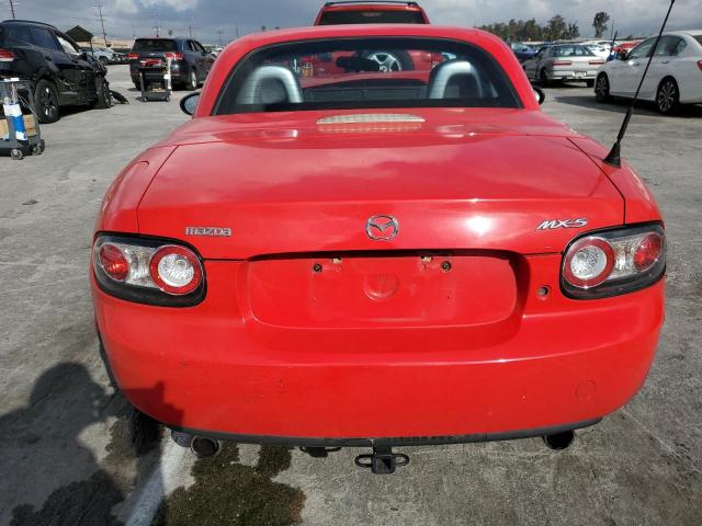 JM1NC26F670129195 - 2007 MAZDA MX-5 MIATA RED photo 6