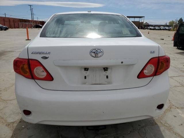 1NXBU4EE5AZ216134 - 2010 TOYOTA COROLLA BASE WHITE photo 6