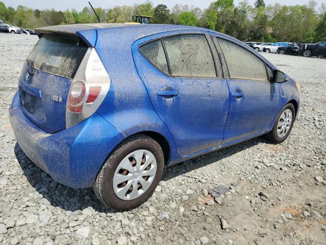 JTDKDTB33D1033810 - 2013 TOYOTA PRIUS C BLUE photo 3