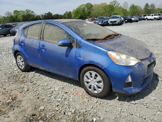 JTDKDTB33D1033810 - 2013 TOYOTA PRIUS C BLUE photo 4