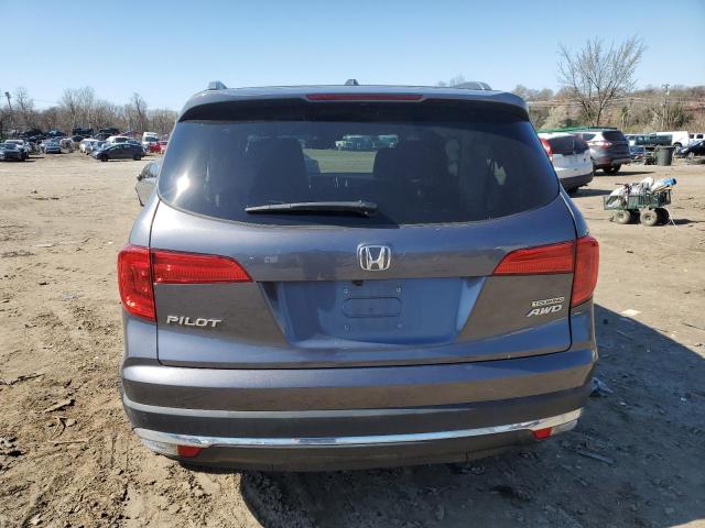 5FNYF6H98JB008132 - 2018 HONDA PILOT TOURING GRAY photo 6