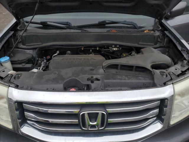 5FNYF4H50FB007355 - 2015 HONDA PILOT EXL GRAY photo 12