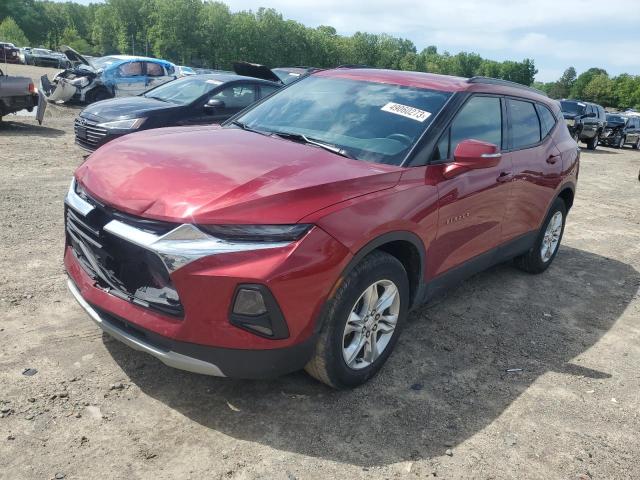 3GNKBCRS6KS697217 - 2019 CHEVROLET BLAZER 2LT BURGUNDY photo 1