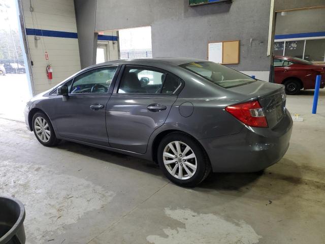 19XFB2F9XCE023254 - 2012 HONDA CIVIC EXL GRAY photo 2