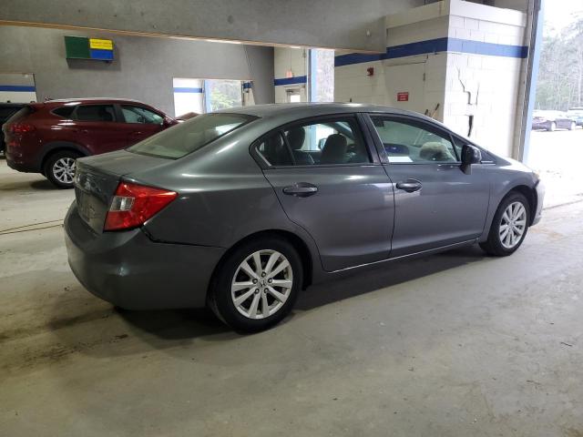 19XFB2F9XCE023254 - 2012 HONDA CIVIC EXL GRAY photo 3