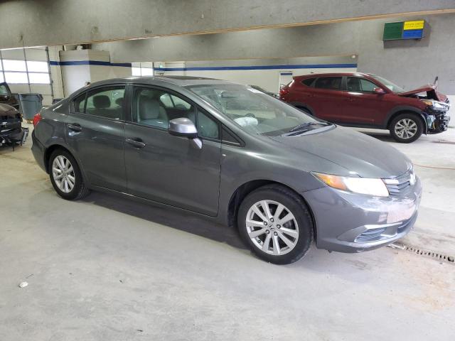 19XFB2F9XCE023254 - 2012 HONDA CIVIC EXL GRAY photo 4
