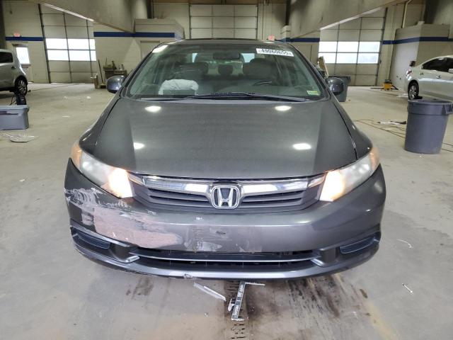 19XFB2F9XCE023254 - 2012 HONDA CIVIC EXL GRAY photo 5