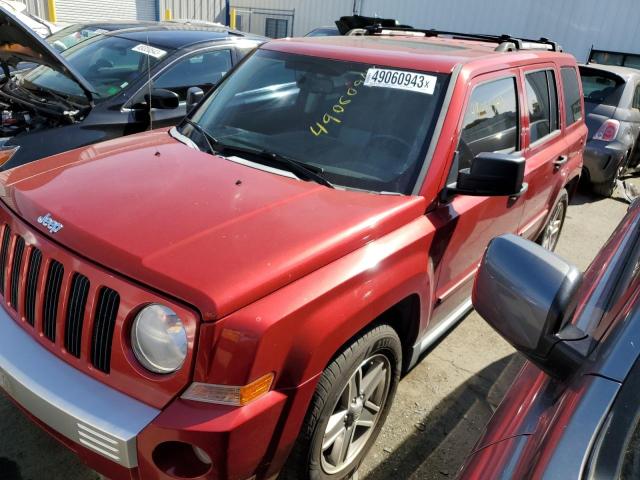 1J8FT48W27D399393 - 2007 JEEP PATRIOT LIMITED MAROON photo 1